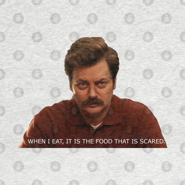 When I Eat, It is the Food that is Scared - Parks and Recreation by MoviesAndOthers